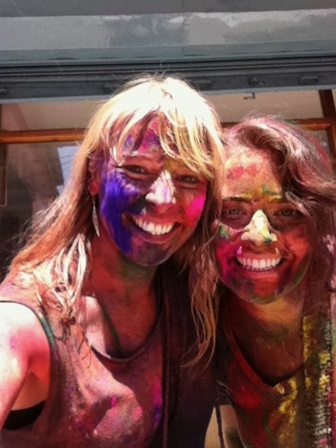 Celebrating Holi 5
