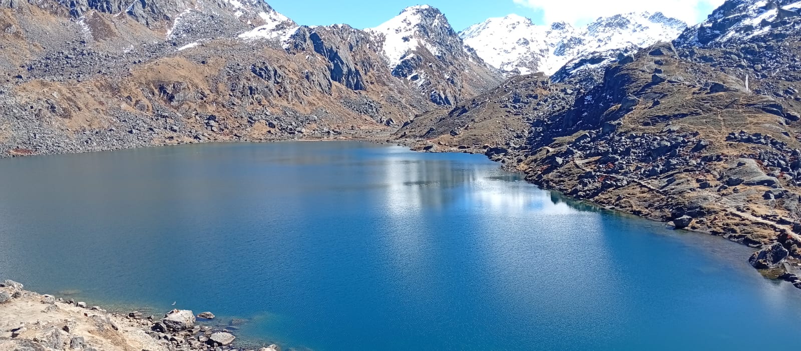 Lake with some mountain views