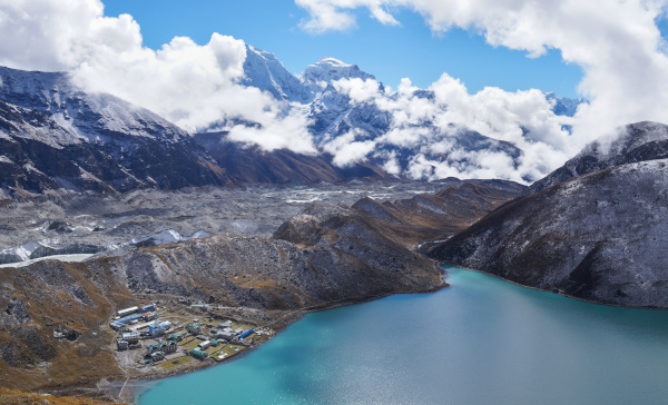 gokyo lakes from gokyo ri