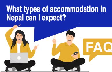 What types of accommodation in nepal can i expect
