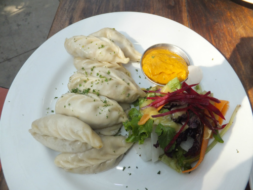 Langtang Valley Trek Food and Accommodation Guide 2026 1 Steamed vegetable momo with dipping sauce Momos are one of the most loved foods during the Langtang Valley Trek Langtang Valley Trek Food and Accommodation