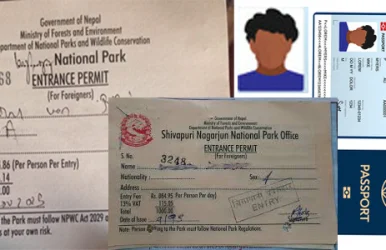 Langtang trek permit , Shivapuri nagh arjun trek permit permit required for helembu trek