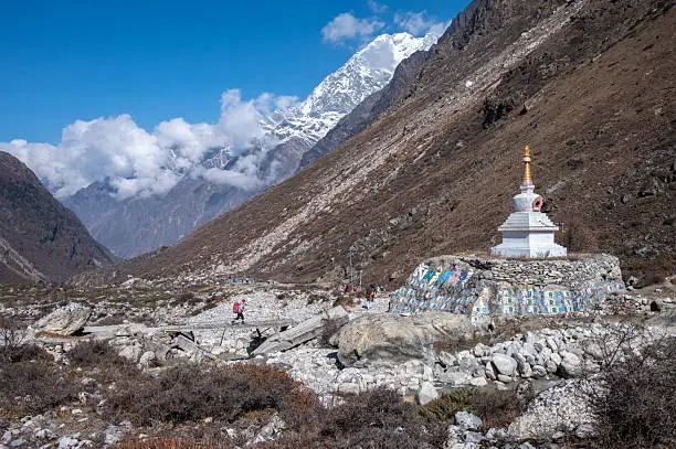 Langtang Valley Culture: Traditions, Lifestyle, Religion & Himalayan Heritage 3 langtang valley kyanjin Chortens langtang valley culture