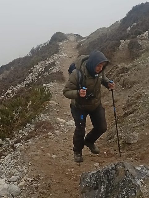 My First Time in Nepal – 9 days Langtang valley trek Experience 7 The route was very diverse — gravel paths, muddy sections, rocky trails while going to teselo-ri view point