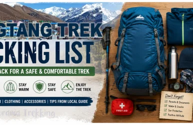 Langtang valley trek packing list Nepal Trekking Packing List blog post