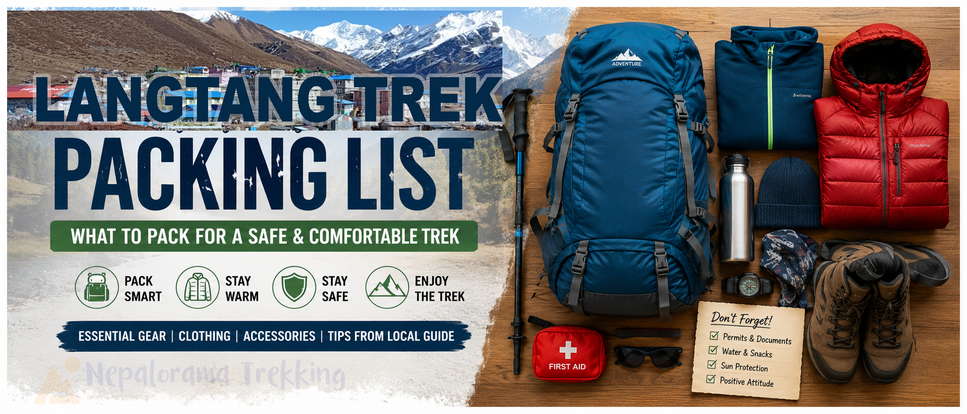 Langtang Valley Trek Packing List